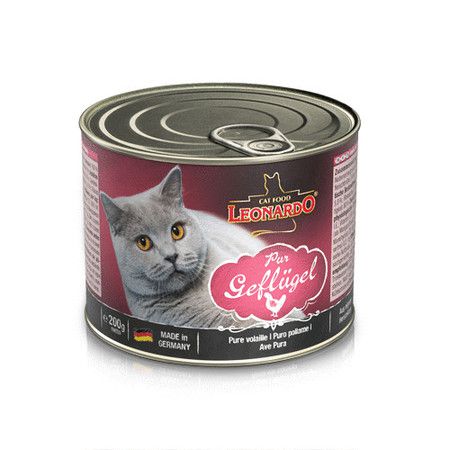 Leonardo Консервированный корм Leonardo Quality Selection для кошек с птицей - 200 г