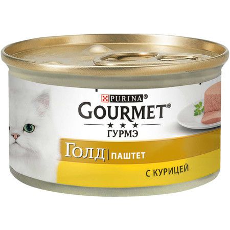 Gourmet Консервы Gourmet Gold паштет для кошек с курицей - 85 г