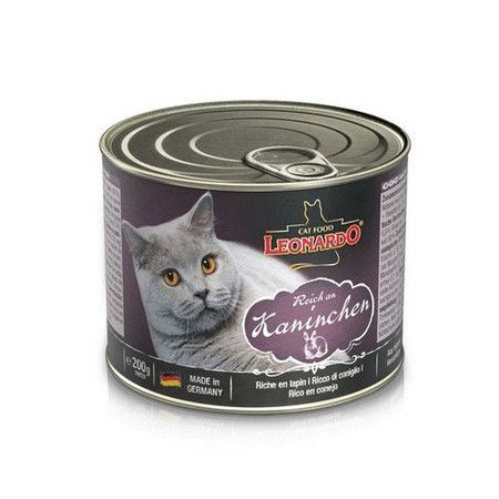 Leonardo Консервированный корм Leonardo Quality Selection для кошек с кроликом - 200 г