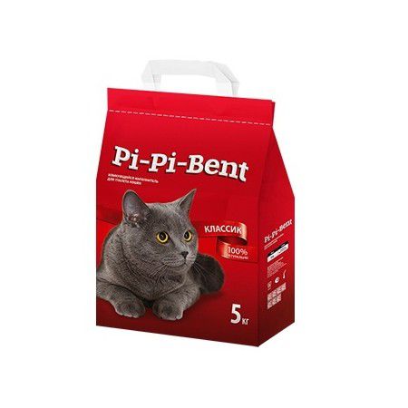 Pi-Pi-Bent Pi-Pi-Bent Classic наполнитель для кошек комкующийся 5 кг