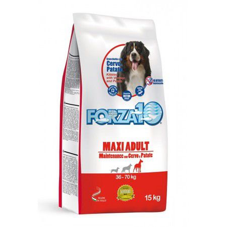 Forza10 Forza10 Maintenance для взрослых собак крупных пород с олениной и молодым картофелем - 15 кг