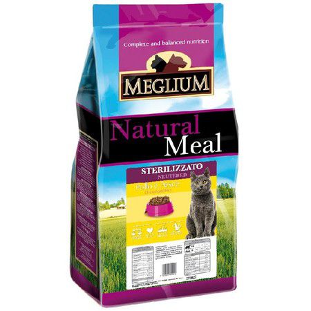 Meglium Сухой корм Meglium Neutered для стерилизованных кошек с курицей и говядиной