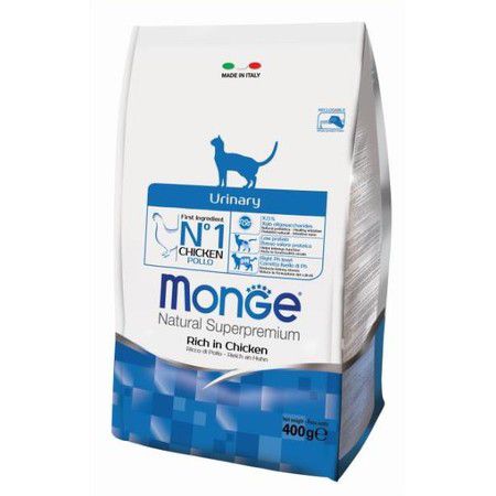 MONGE Сухой корм Monge Cat Urinary для кошек для профилактики МКБ - 400 г