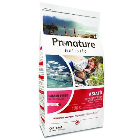 PRONATURE Сухой корм Pronature Holistic Grain Free Asiato для кошек Азиатская кухня - 2 кг