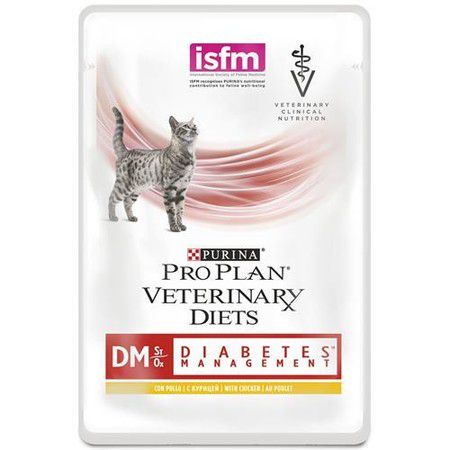 Purina Veterinary Purina Pro Plan Veterinary diets DM ST/OX DIABETES MANAGEMENT для кошек при диабете - 85 гр х 10 шт