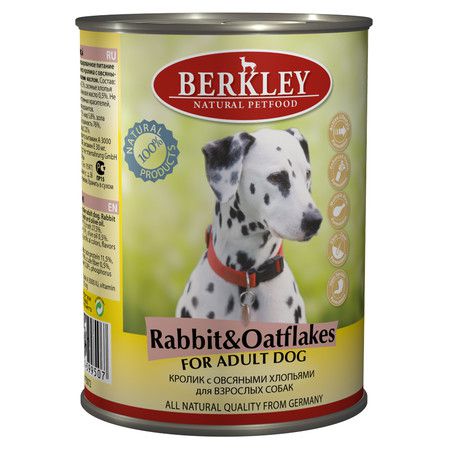 Berkley Berkley Adult Dog Rabbit & Oatflakes