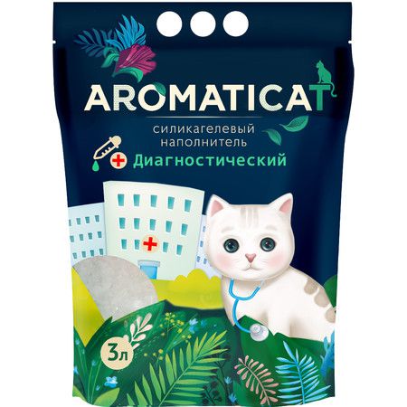 Aromaticat AromatiCat Силикагелевый наполнитель ДИАГНОСТИЧЕСКИЙ с гранулами-индикаторами pH - 3 л