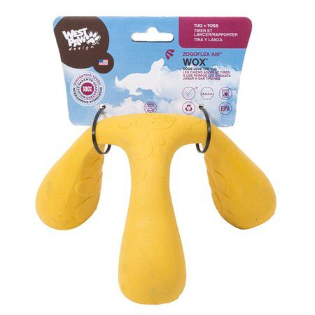 Zogoflex Zogoflex Air игрушка интерактивная для собак Wox 10x15x17 см желтая