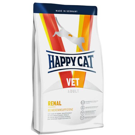 Happy Cat Сухой корм Happy Cat Renal для кошек при заболеваниях почек с домашней птицей - 1,4 кг