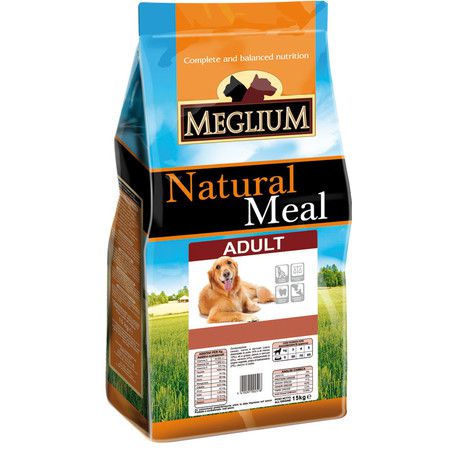 Meglium Сухой корм Meglium Maintenance Adult для взрослых собак с мясом - 15 кг