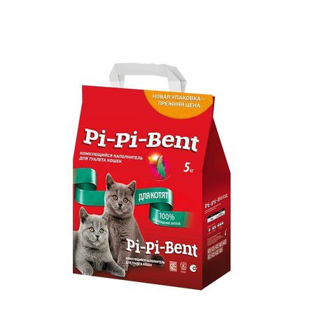 Pi-Pi-Bent Pi-Pi-Bent наполнитель для котят комкующийся 5 кг