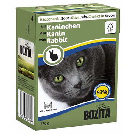 Bozita Bozita кусочки в соусе со вкусом кролика для кошек - 370 г
