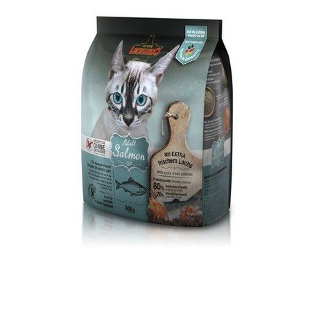Leonardo Сухой беззерновой корм Leonardo Adult Salmon GF для взрослых кошек с чувствительным пищеварением с лососем - 300 г