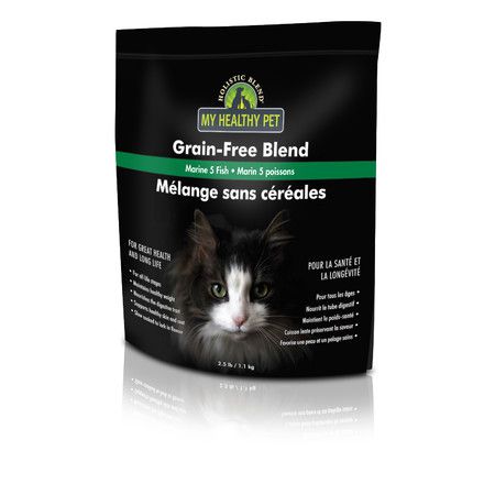 Holistic Blend Holistic Blend Cat Grain-Free Blend беззерновой сухой корм для кошек с морской рыбой 5 видов - 1,1 кг