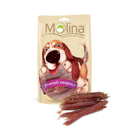 Molina Molina для собак Утиный хворост, 80г