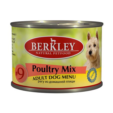 Berkley Berkley Adult Dog Menu Poultry Mix № 9