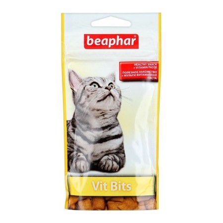 Beaphar Beaphar Vit- Bits подушечки для кошек с мультивитаминной пастой - 75 шт