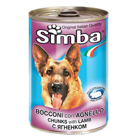 SIMBA Simba Dog консервы для собак кусочки ягненок 415 гр х 24 шт