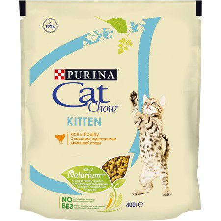 PURINA CAT CHOW Purina Cat Chow Kitten Chicken сухой корм для котят с домашней птицей - 400 г