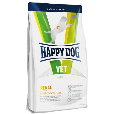 Happy Dog Сухой диетический корм Happy Dog Renal для взрослых собак при заболеваниях почек - 1 кг