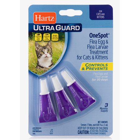 Hartz Капли Hartz Ultra Guard инсектицидные для кошек и котят - 3 пипетки по 1 мл