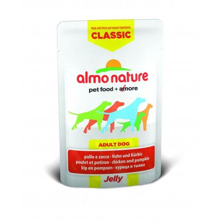 Almo Nature Almo Nature Classic Adult Dog Chicken & Pumpkin Jelly