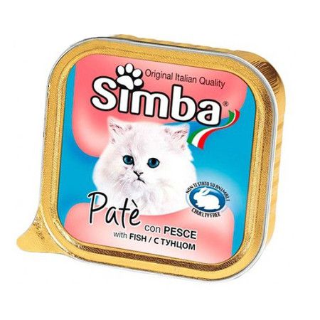 SIMBA Simba Cat консервы для кошек паштет рыба 100 грх 32
