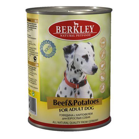 Berkley Berkley Adult Dog Beef & Potatoes