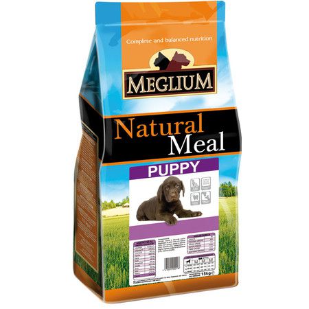 Meglium Сухой корм Meglium для щенков с курицей и говядиной - 15 кг