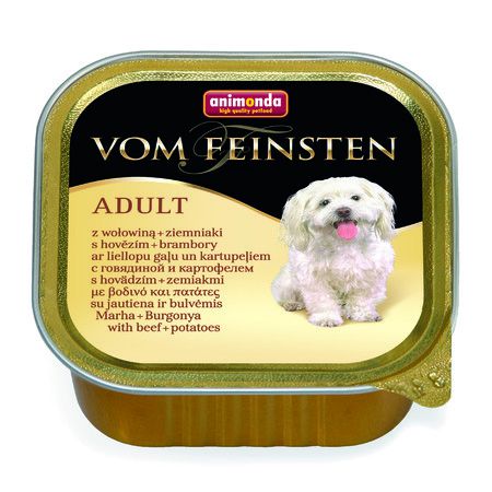 Animonda Animonda Vom Feinsten Adult / Анимонда Вомфейнштейн Эдалт для собак с говядиной и картофелем 150 гр х 22 шт.(консервы)