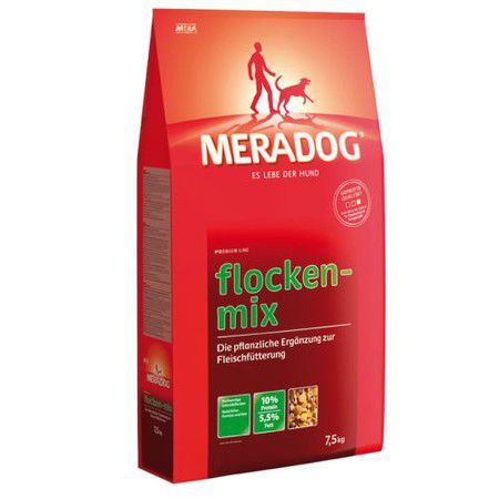 MERADOG Дополнительный рацион Meradog FlockenMix для взрослых собак к мясному корму - 7,5 кг