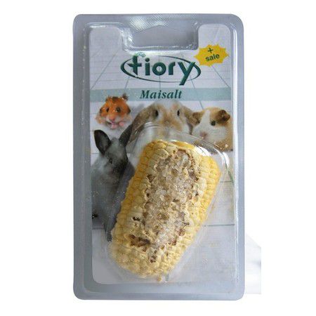 FIORY FIORY био-камень для грызунов Maisalt с солью в форме кукурузы 90 г