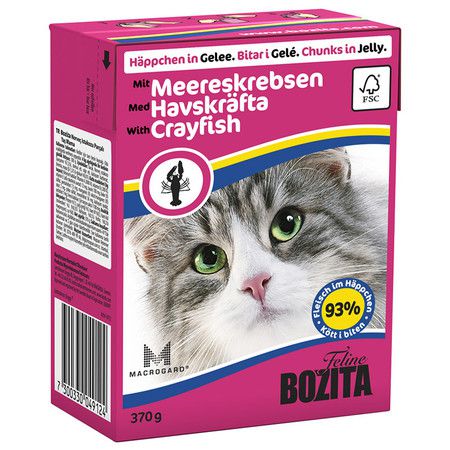 Bozita Bozita кусочки в желе со вкусом лангуста для кошек - 370 г