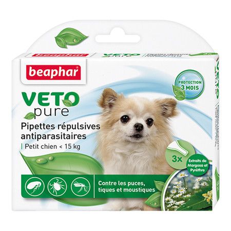 Beaphar Капли Beaphar Bio Stop On для собак мелких пород от блох, клещей и комаров - 3 пипетки