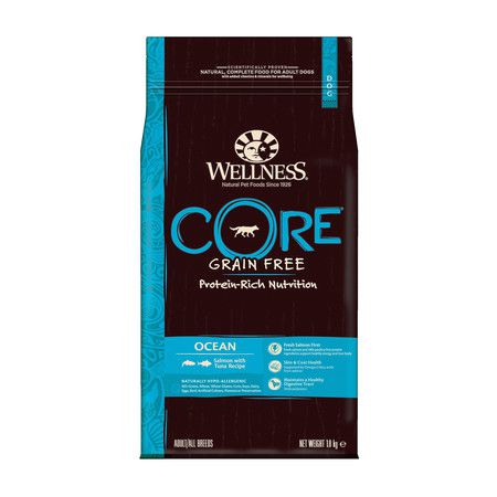 Wellness Беззерновой cухой корм Wellness Core Ocean для взрослых собак с лососем и тунцом - 1,8 кг