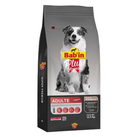 Babin Babin Plus сухой корм для собак средних и крупных пород с ягнёнком и рисом - 3 кг