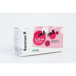 Вазотоп Р Intervet Вазотоп препарат для контроля артериального давления у животных - 1,25 мг