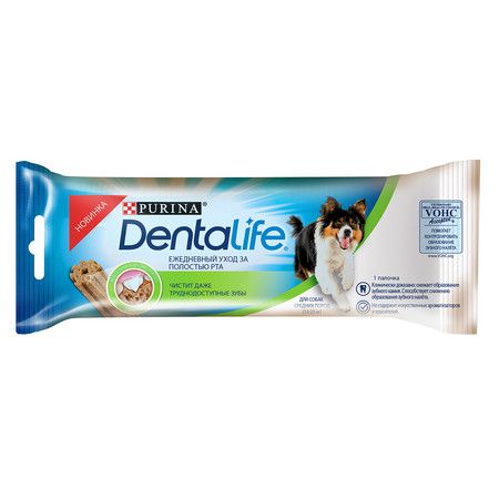 Purina DentaLife Лакомство Purina DentaLife для собак средних пород для поддержания здоровья полости рта - 23 г