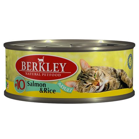 Berkley Berkley Adult Cat Salmon & Rice № 10