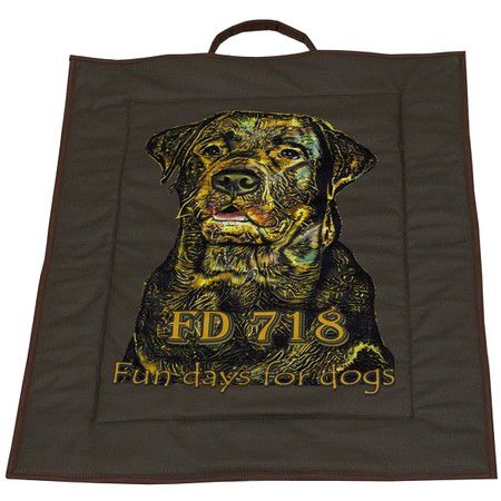 FunDays Собака Бамка лежак-одеяло для собак чёрный 60*80 см