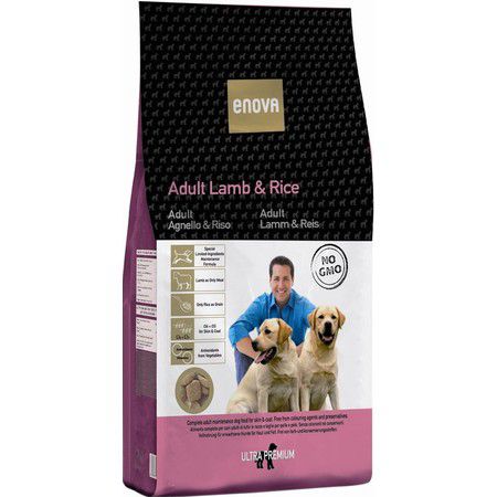 Enova Enova Adult Lamb & Rice для взрослых собак всех пород ягненок рис - 1,5 кг