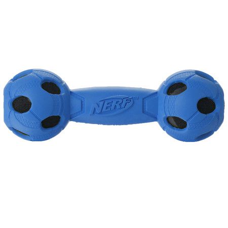 Nerf Игрушка для собак Nerf Гантель с отверстиями - 17,5 см
