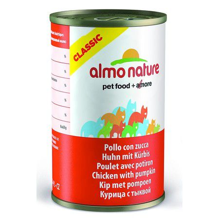 Almo Nature Almo Nature Classic Adult Cat Chicken&Pumpkin - 12 шт х 140 г