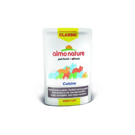 Almo Nature Almo Nature Classic Adult Cat Cuisine Tuna & Sole Fillets