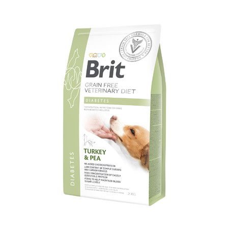 Brit Сухой беззерновой корм Brit VDD Diabetes для взрослых собак при диабете с индейкой - 2 кг