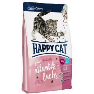 Happy Cat Сухой корм Happy Cat Supreme Junior Sterilised Atlantik-Lachs для молодых стерилизованных кошек с лососем - 4 кг