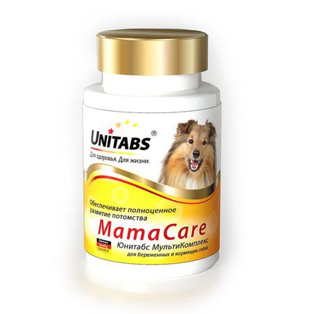 Unitabs Unitabs МамаCare c B9 для беременных собак 100 таб