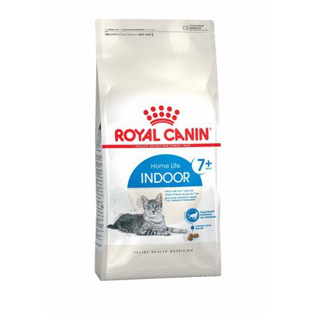 Royal Canin Royal Canin Feline Indoor 7+ сухой корм для пожилых кошек с 7 до 12 лет, постоянно проживающим в помещении - 0,4 кг