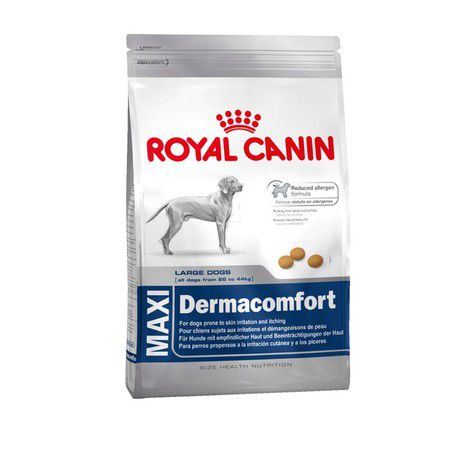 Royal Canin Сухой корм Royal Canin Maxi Dermacomfort для взрослых собак крупных пород с раздраженной и зудящей кожей