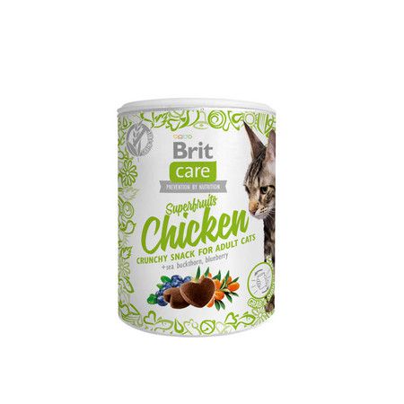 Brit Brit Care лакомство для кошек Superfruits Chicken с курицей 100 г